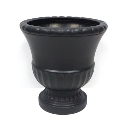 Gan Eden 12.5 in. Grecian Urn Planter - Black GA901987